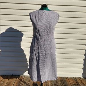 Uniqlo seersucker A-line dress, size large